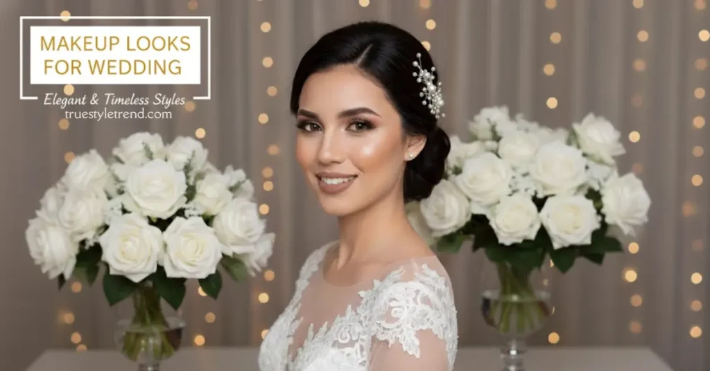 makeup looks for wedding - elegant & timeless styles