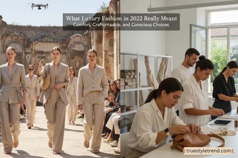 what luxury fashion in 2022 really meant