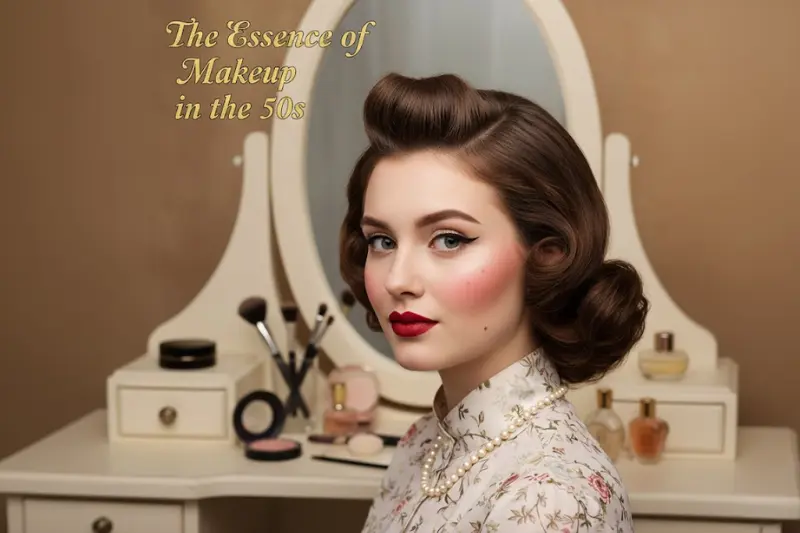 the essence of makeup in the 50s