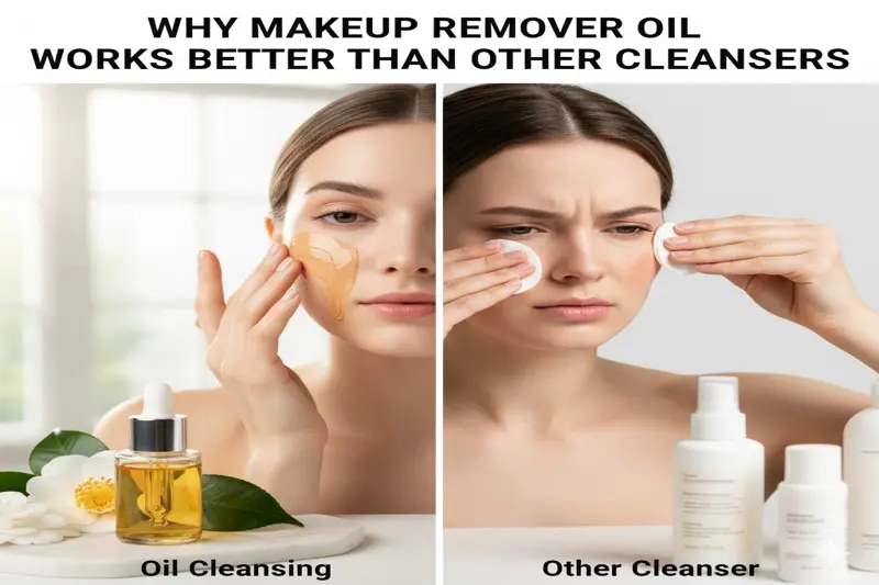 why makeup remover oil works better than other cleansers