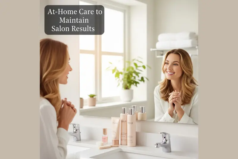 at-home care to maintain salon results