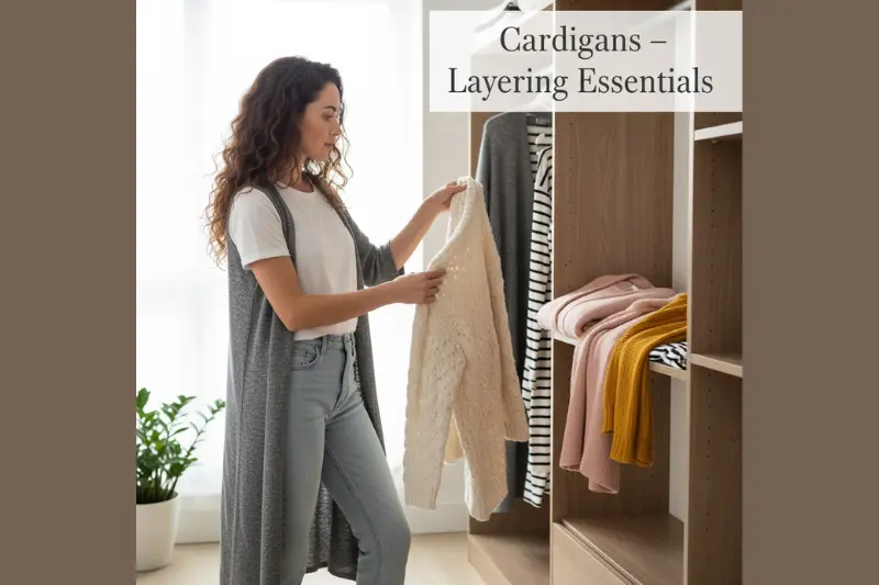 cardigans – layering essentials