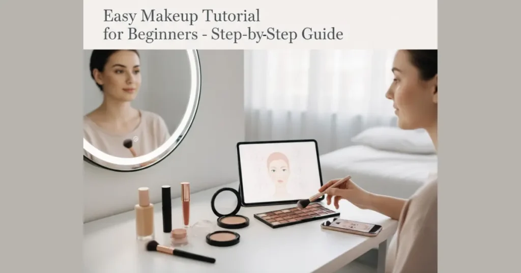 easy makeup tutorial for beginners - step-by-step guide