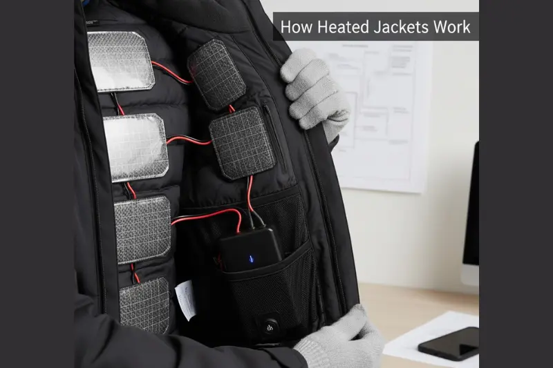 how heated jackets work