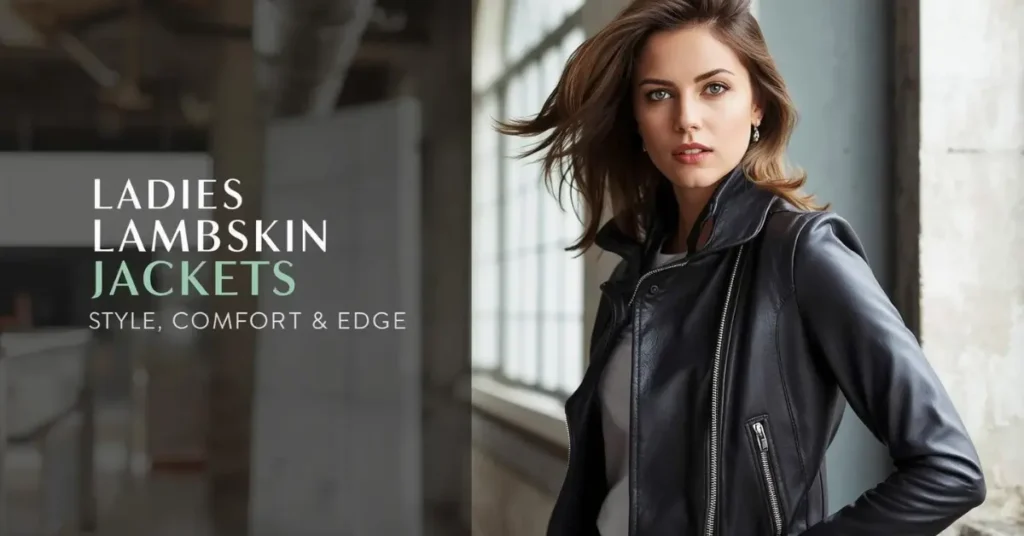 ladies lambskin leather jackets - style, comfort & edge