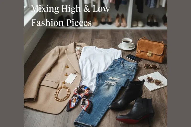 mixing high & low fashion pieces