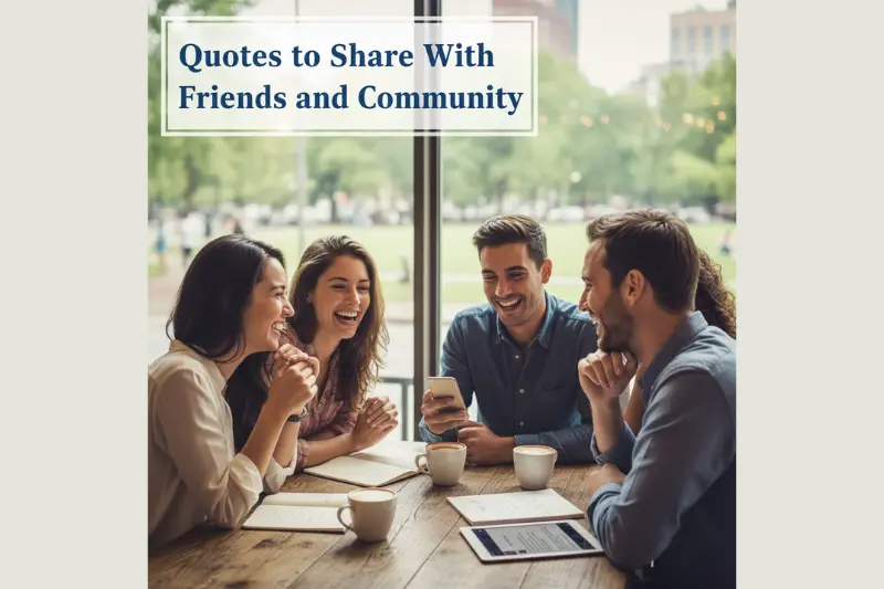 quotes to share with friends and community