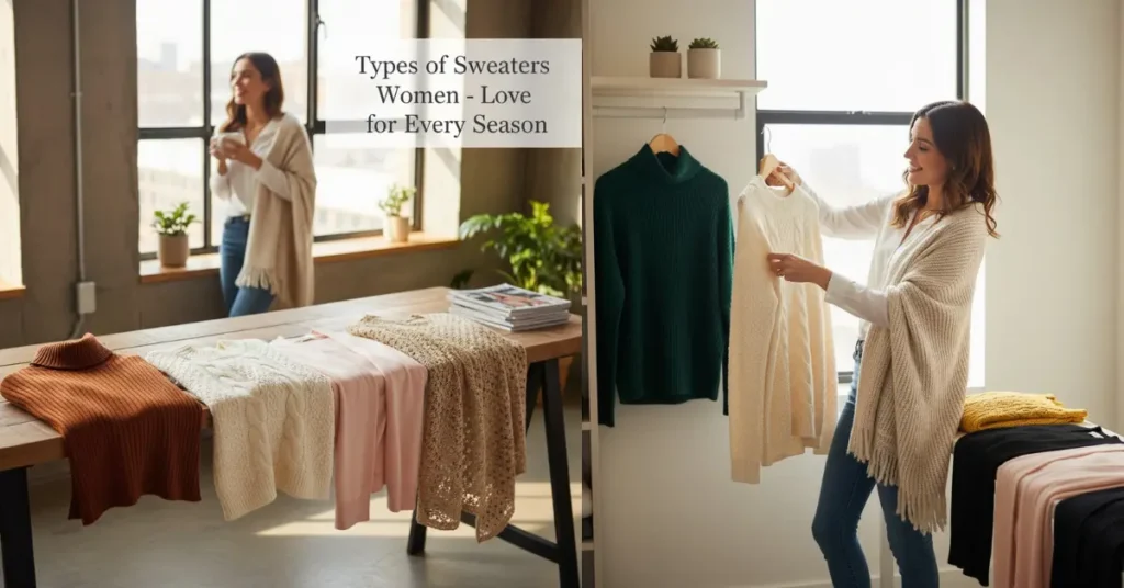types of sweaters women - love for every season