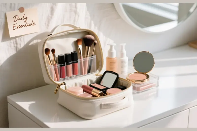 benefits of a well-organized makeup up bag