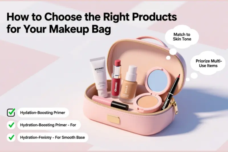 how to choose the right products for your makeup up bag