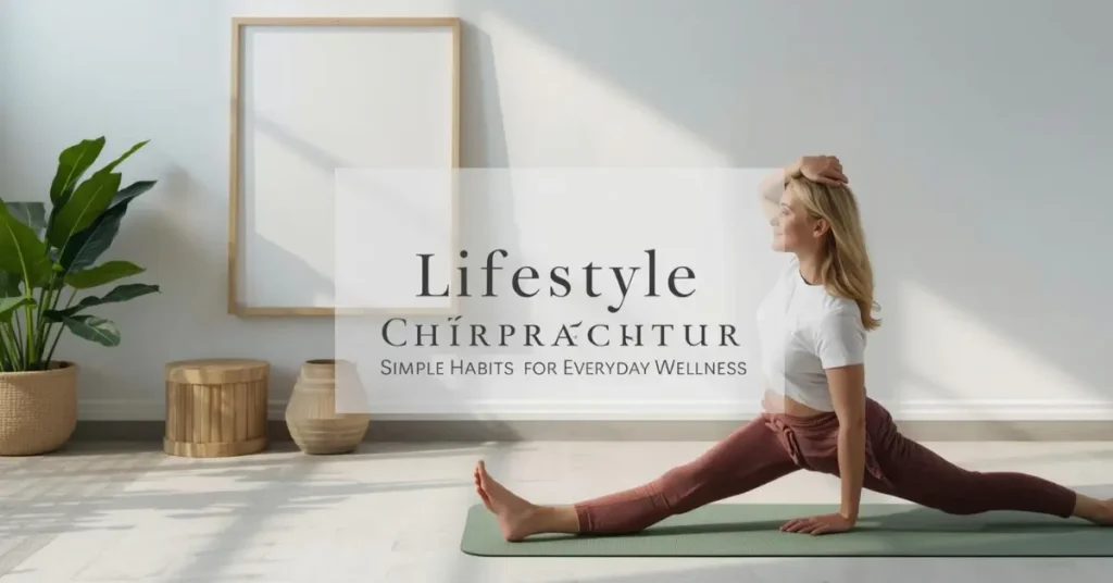 lifestyle chiropractor - simple habits for everyday wellness