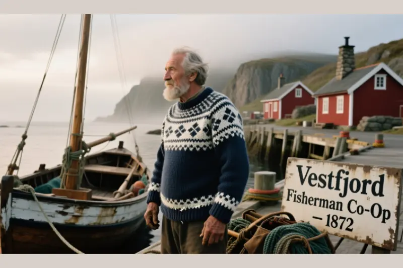 origins & history of fisherman wool sweaters