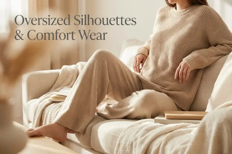 oversized silhouettes & comfort wear