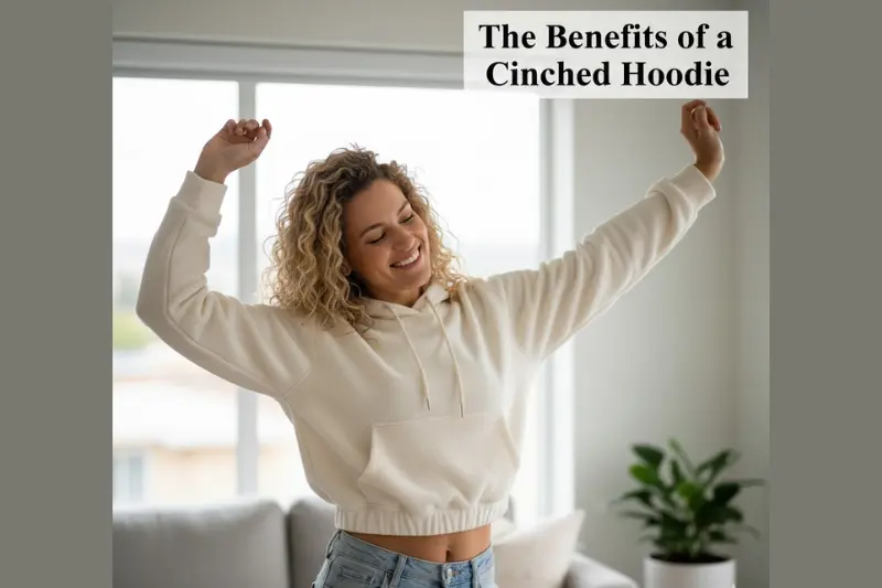 the benefits of a cinched hoodie