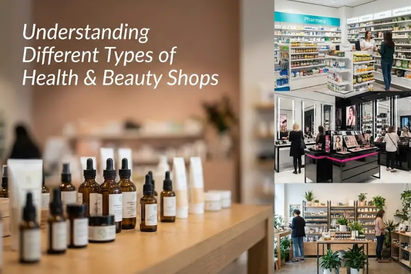 understanding different types of health & beauty shops