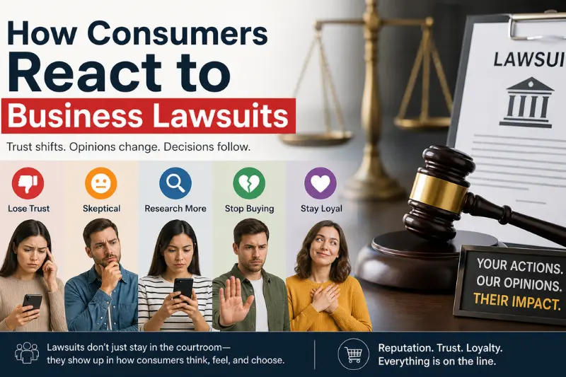 how consumers react to business lawsuits