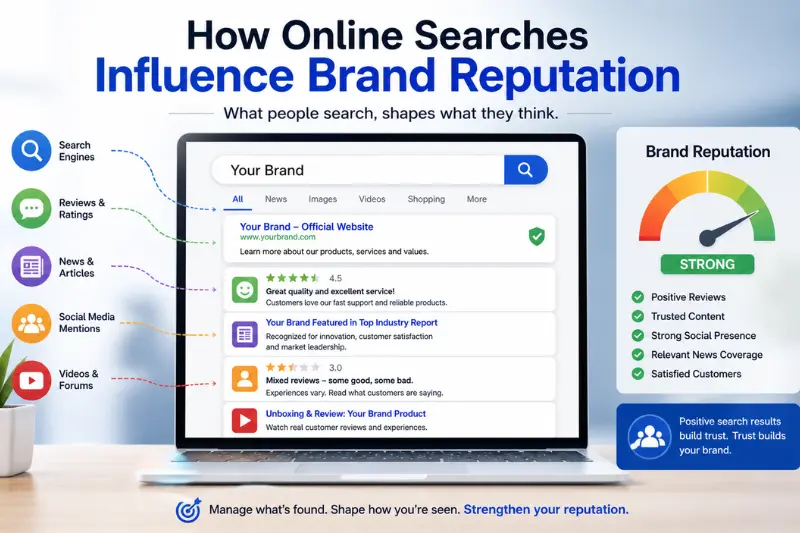 how online searches influence brand reputation