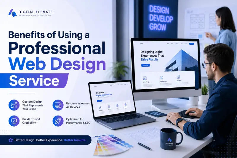 benefits of using a professional web design service